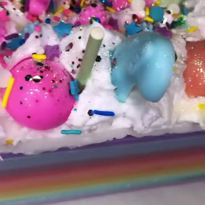 JABÓN PARA PASTEL NAOH RAINBOW FIESTA CAKE